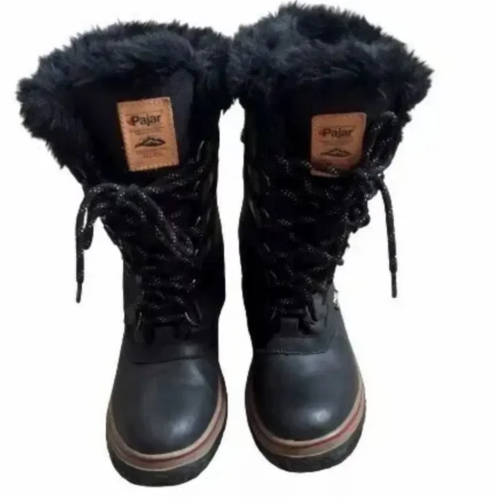 Pajar Canada Waterproof Snow Boots Black 8/ 8.5 Tex Membrane -30C